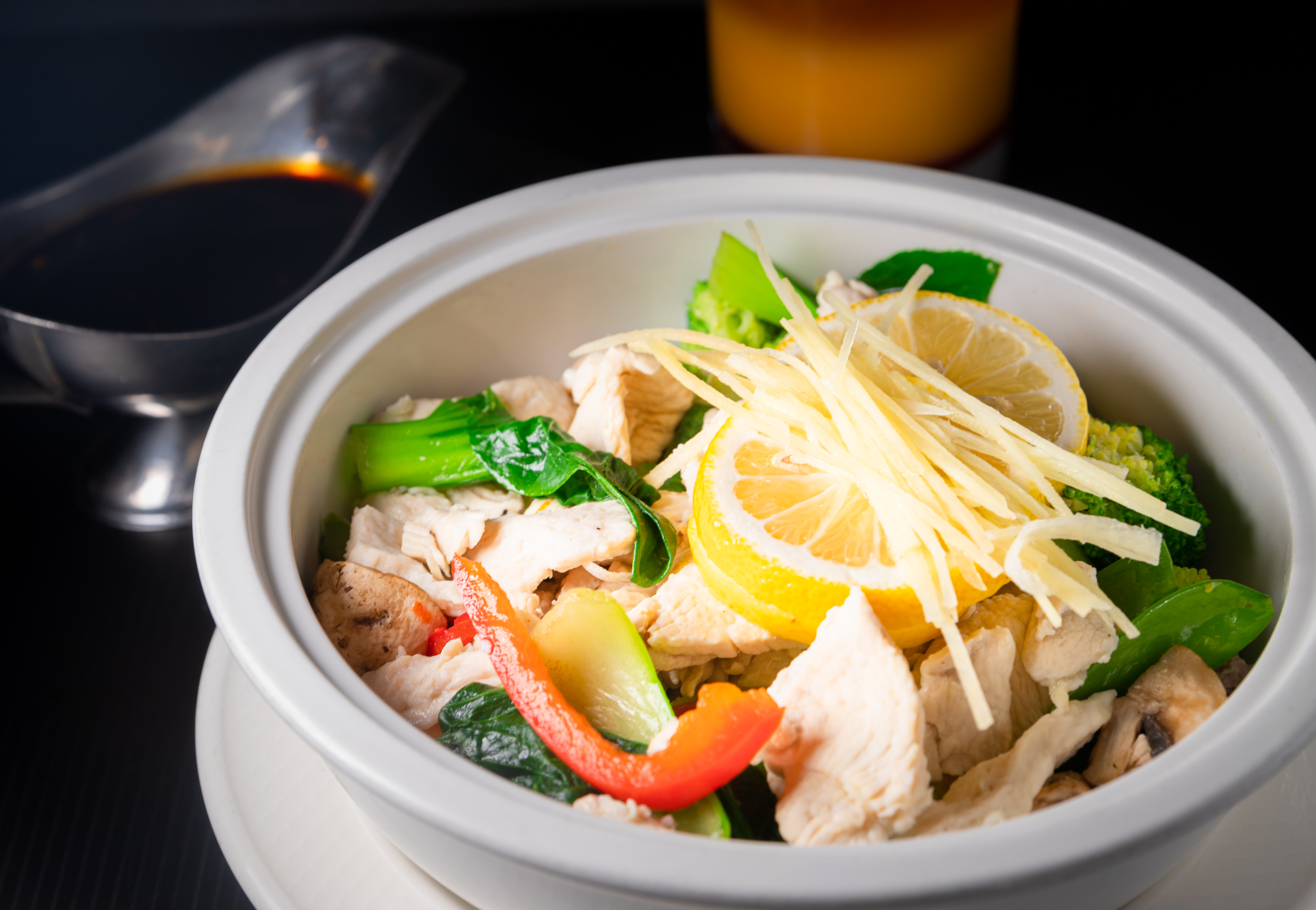 Order Steamed Chicken with Vegetable Diet food online from Cafe Ginger store, Houston on bringmethat.com
