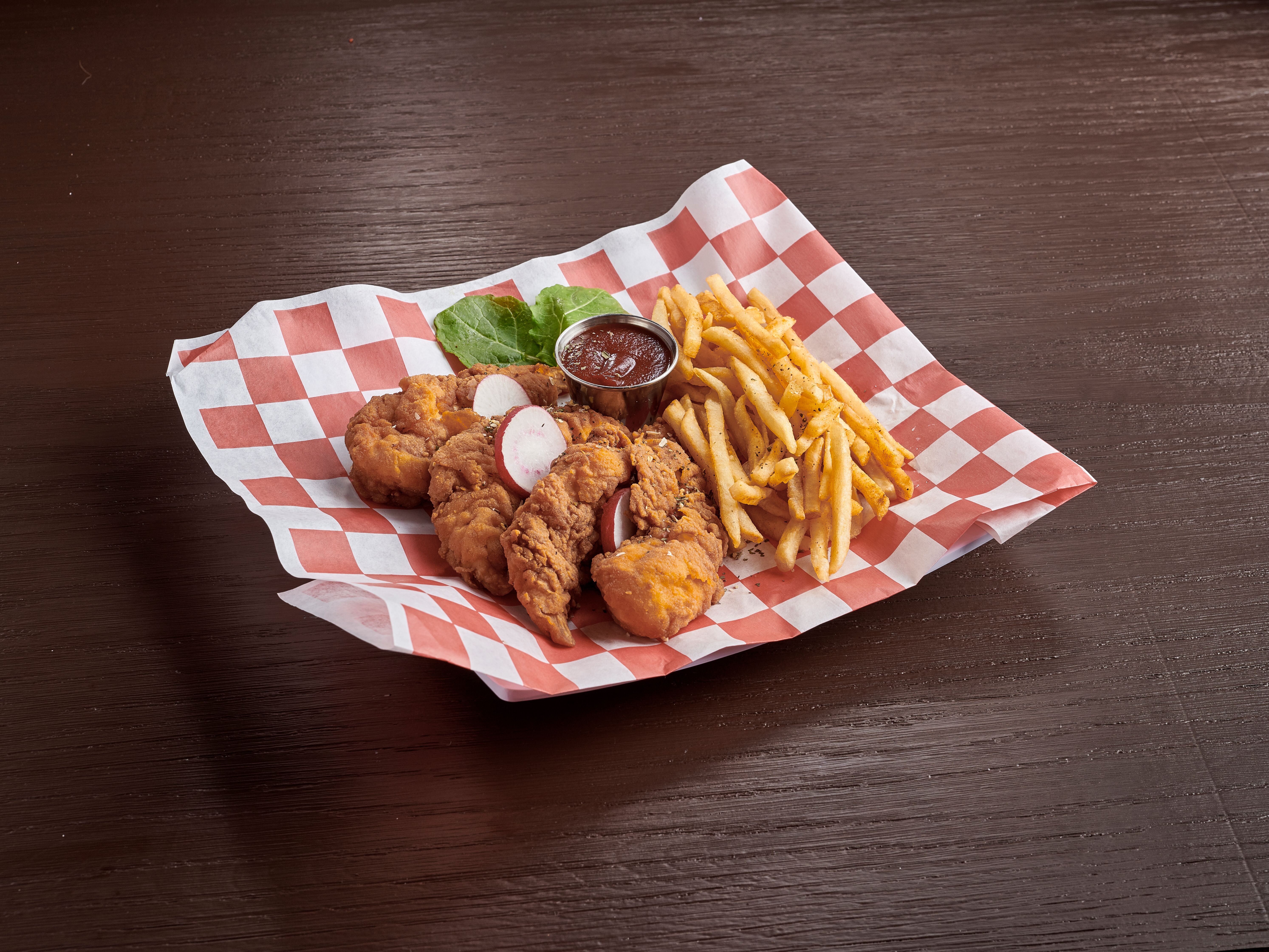 Order Chicken Finger Basket food online from Wings & More store, Columbus on bringmethat.com
