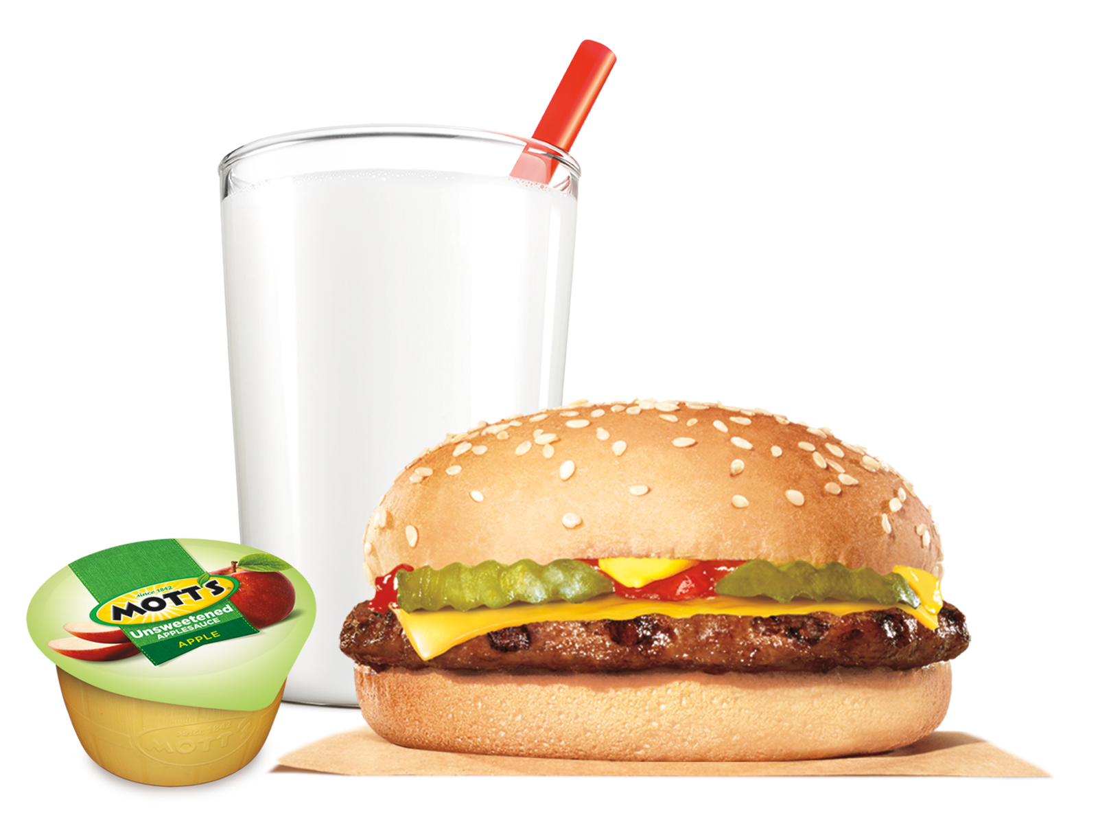 Order Cheeseburger KING JR® Meal food online from Burger King store, Streamwood on bringmethat.com