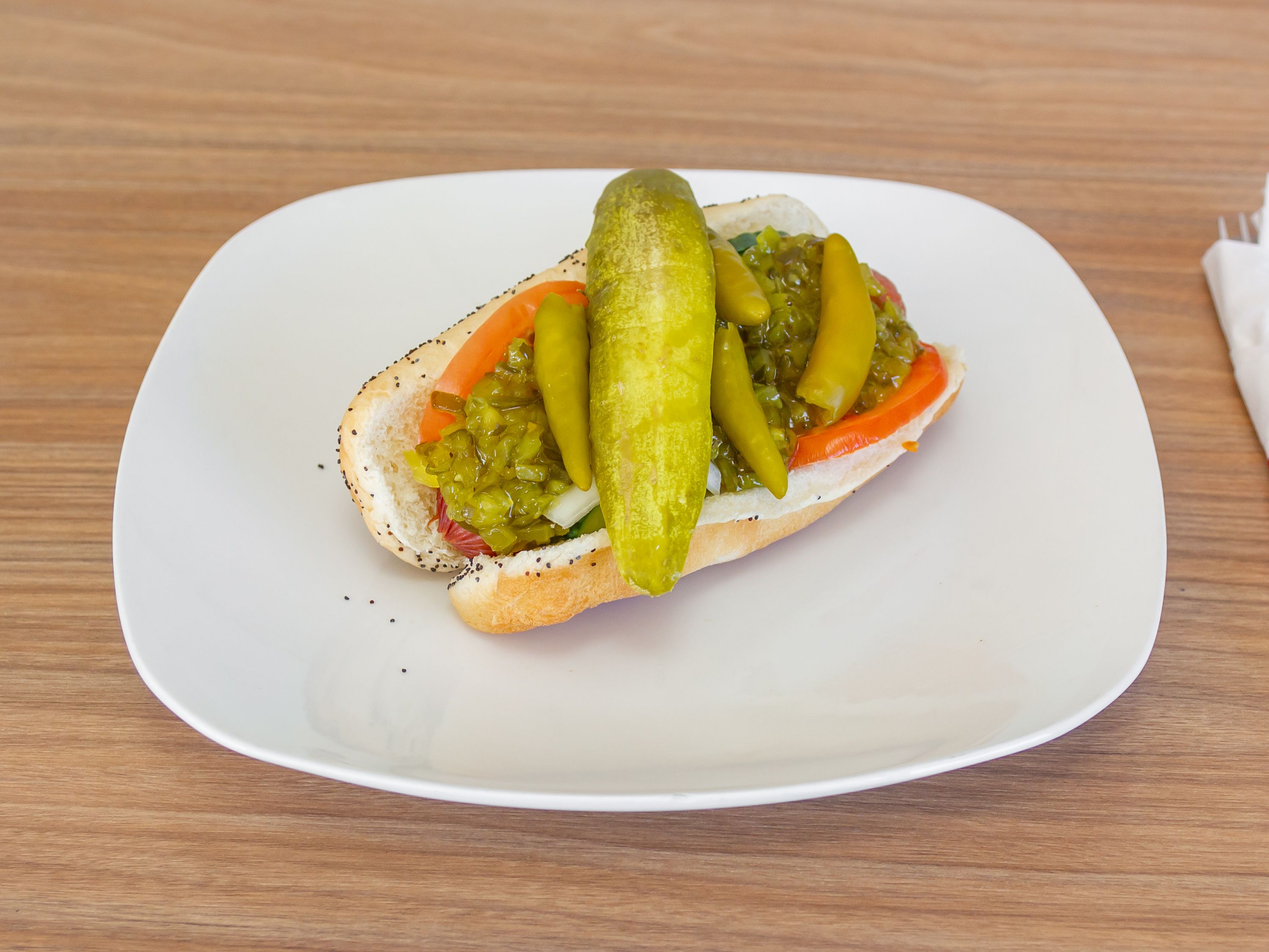 Order Chicago Dog food online from Village Gourmet Hot Dogs store, Westland on bringmethat.com