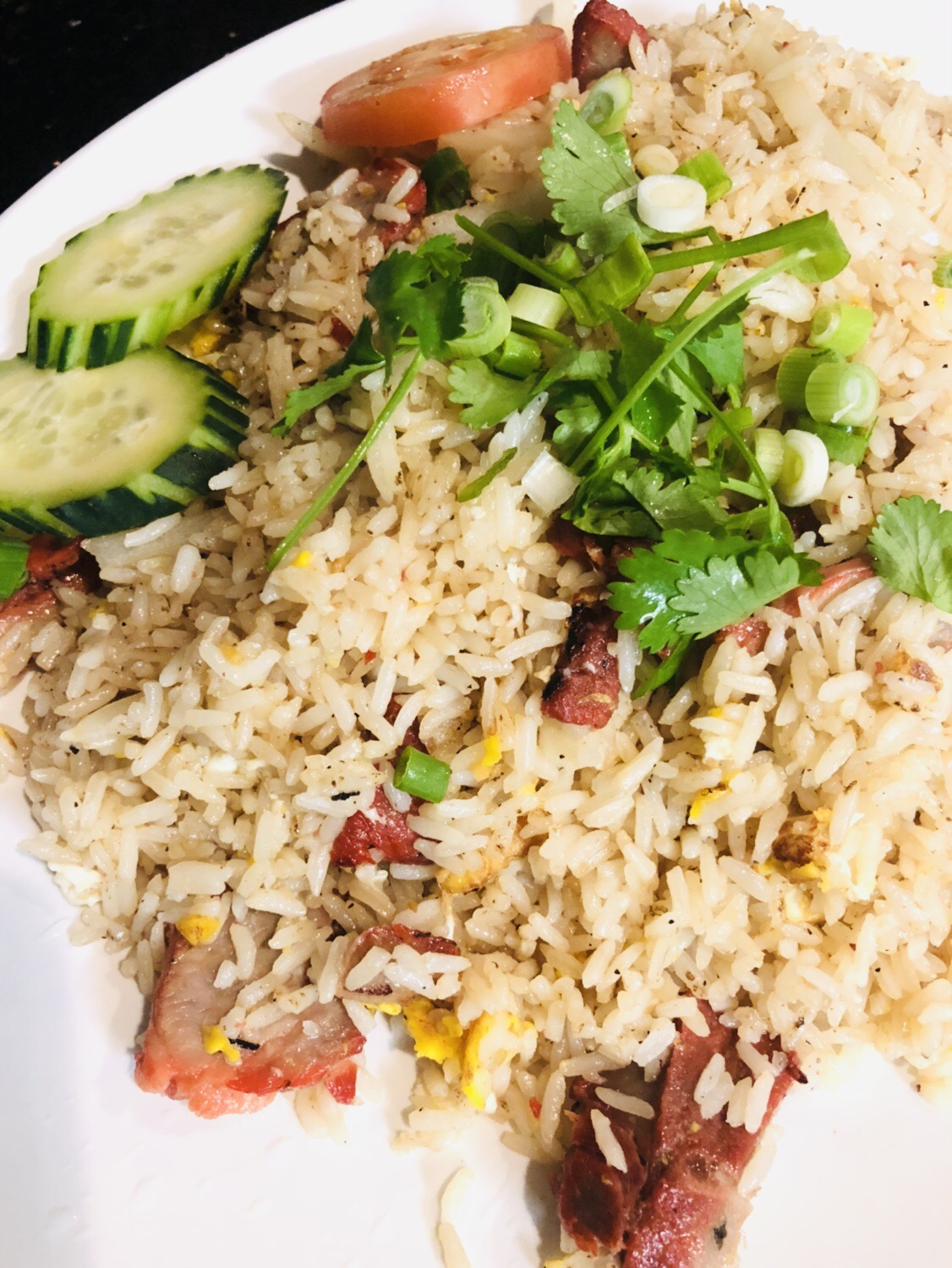 Order Barbecue Pork Fried Rice food online from Exotic Thai Cafe store, Woodland Hills on bringmethat.com