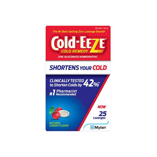 Order Cold-Eeze Natural Cherry Lozenge (25 ct) food online from Rite Aid store, BETHEL PARK on bringmethat.com