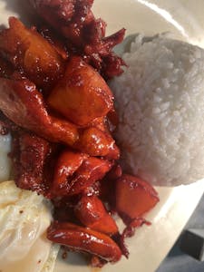 Order Red Roasted BBQ Chicken food online from Dai Trang Bistro store, West Chester on bringmethat.com