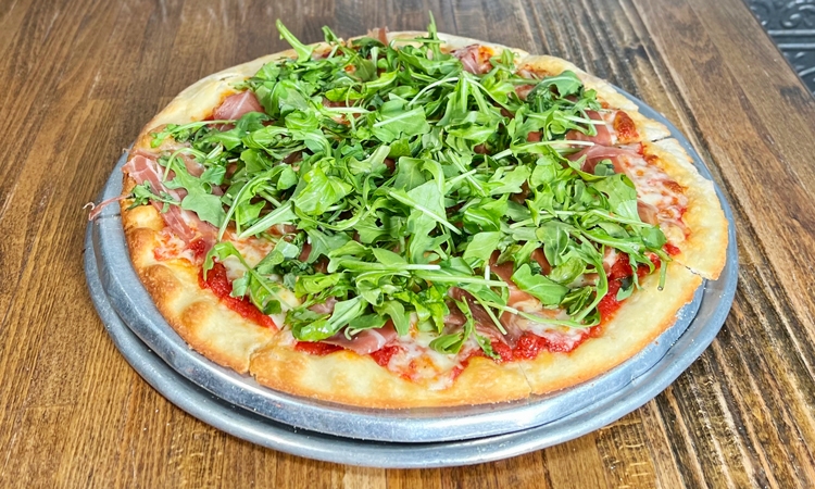 Order 14"EE Prosciutto Arugula food online from ENO store, Chicago on bringmethat.com