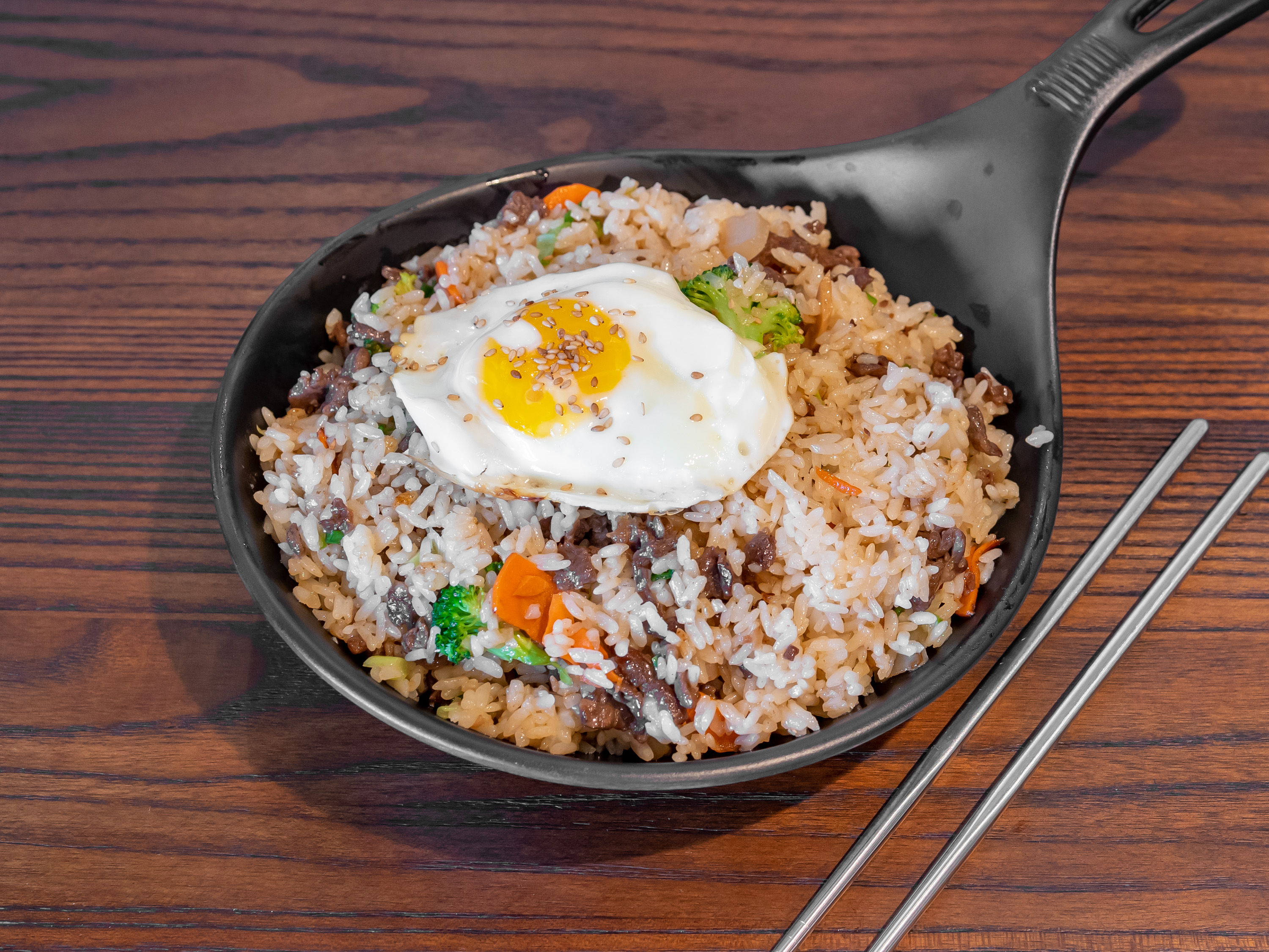 Order bulgogi fried rice food online from Yogi Korean Restaurant store, Champaign on bringmethat.com