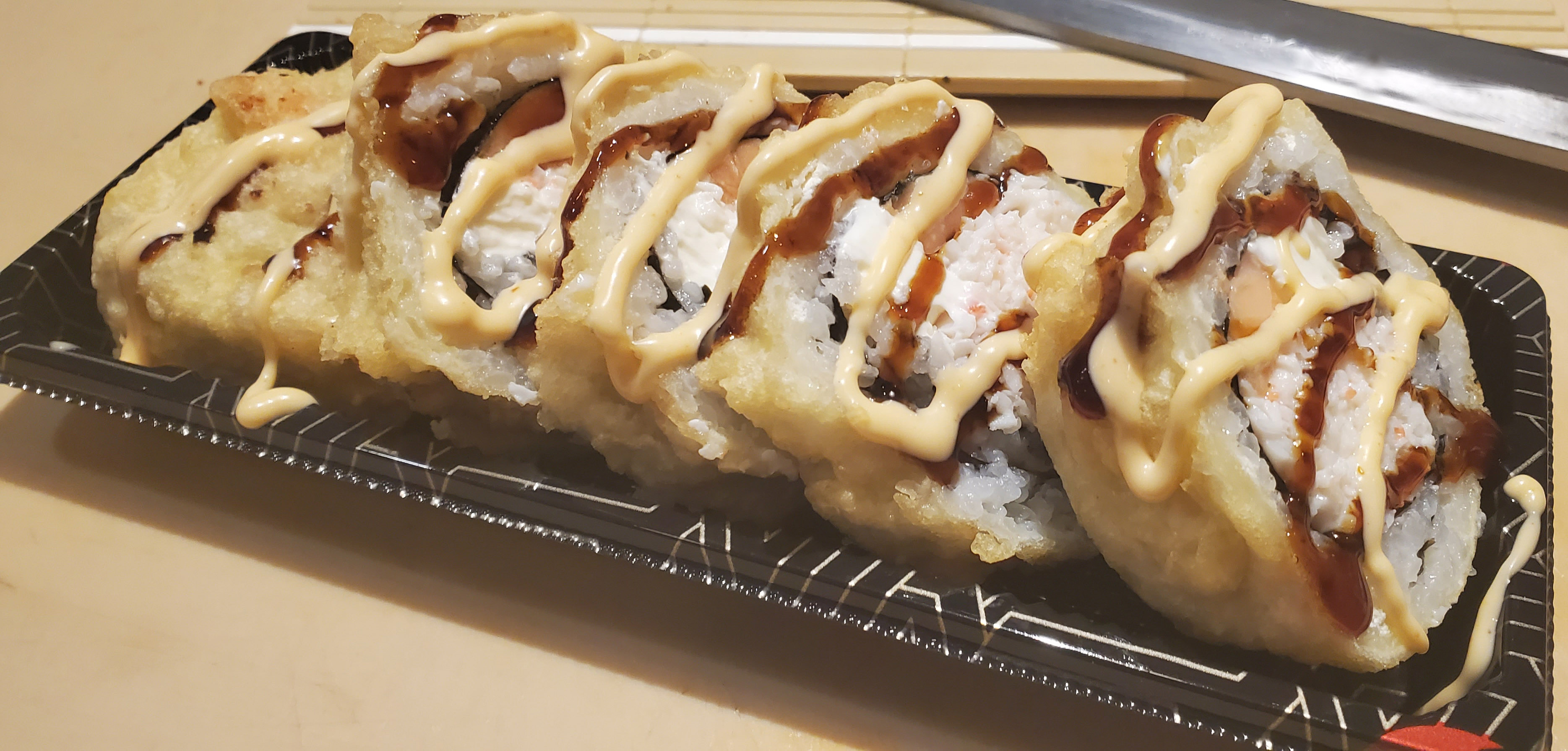 Order Salmon Love Roll food online from Tokai Sushi store, Corona on bringmethat.com