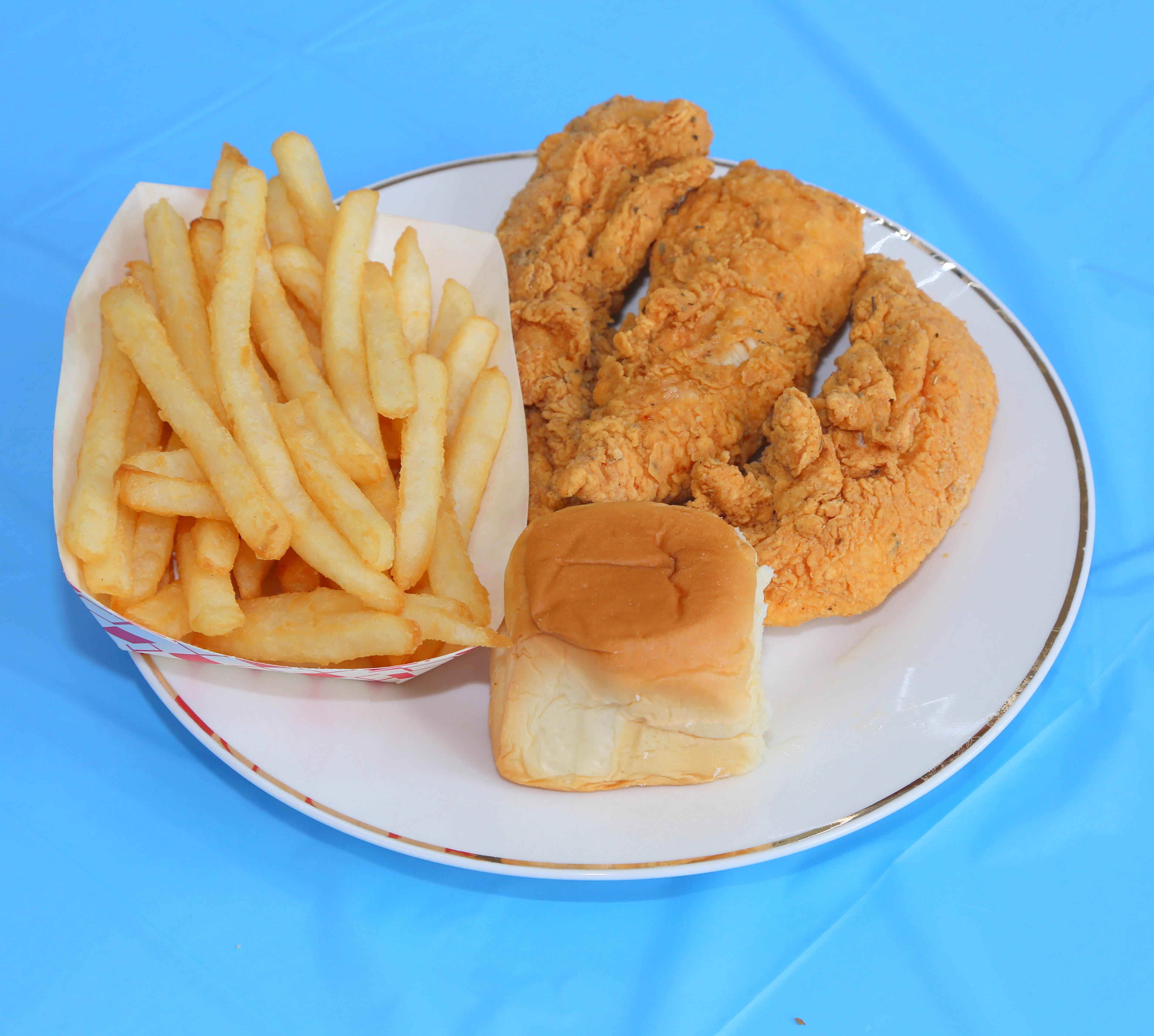 Order 3 Pieces Tender Meal Deal Dinner food online from Louisiana Fried Chicken store, Humble on bringmethat.com