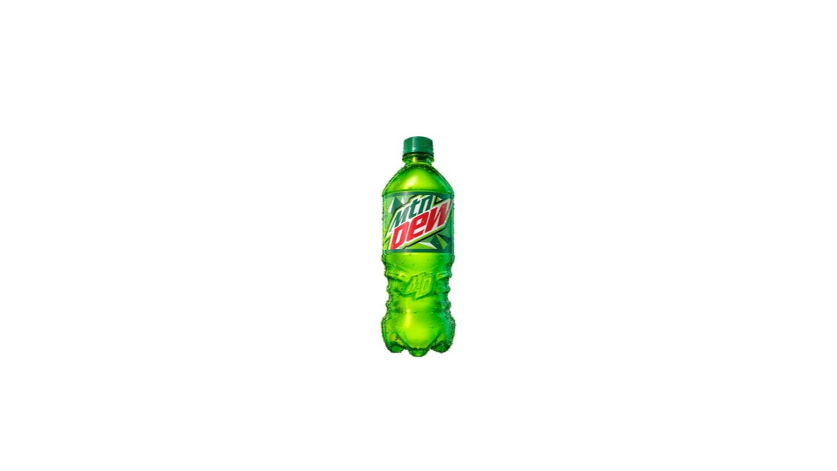 Order Mountain Dew 20 oz food online from Cafe Verdi Rebel store, Las Vegas on bringmethat.com