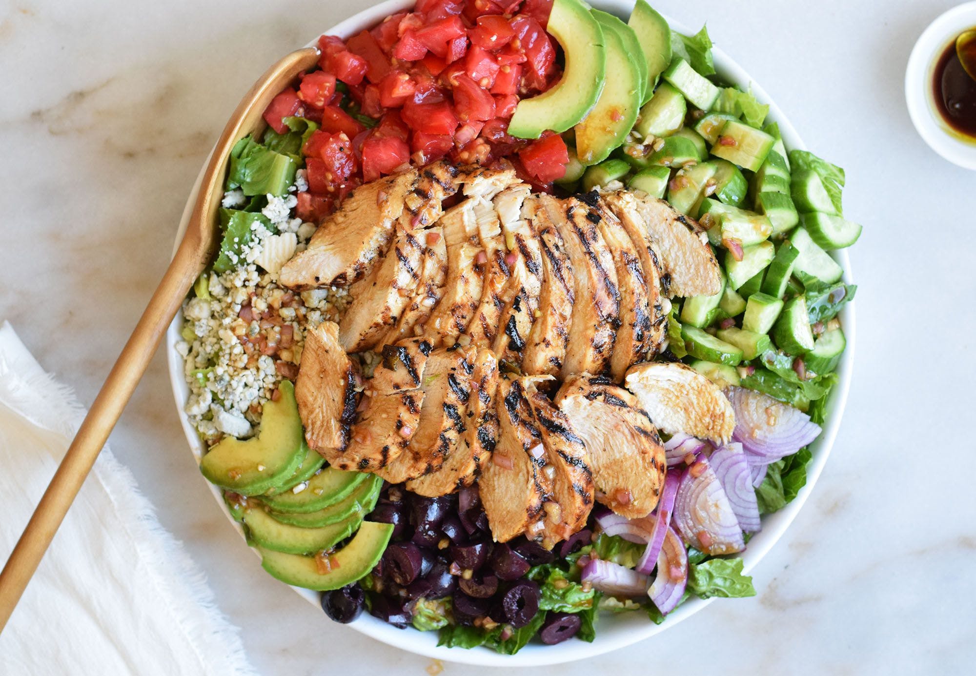 Order Grilled Chicken Salad - Small food online from Nottingham Pizza & Deli store, Trenton on bringmethat.com