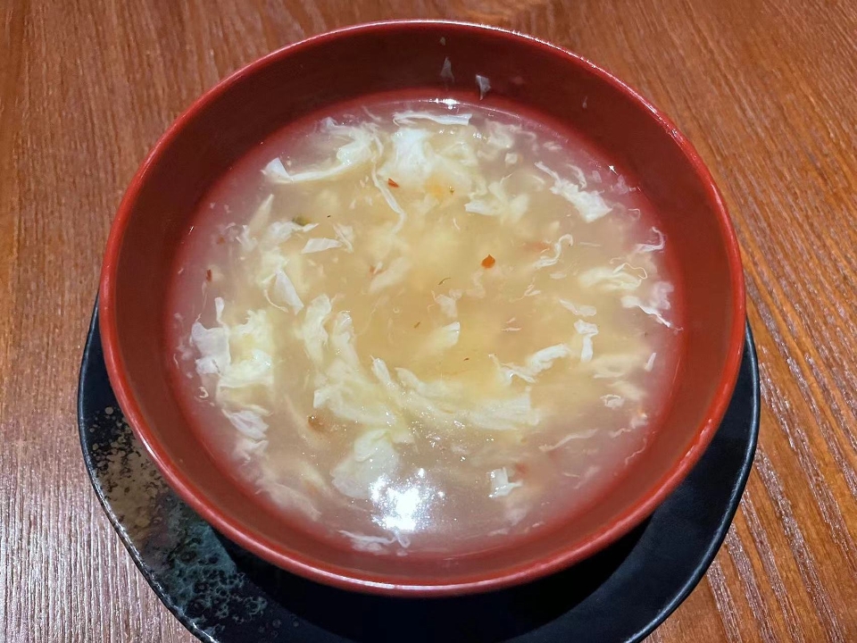 Order Spicy Egg Drop Soup (Gluten Free) food online from Wasabi store, Ames on bringmethat.com