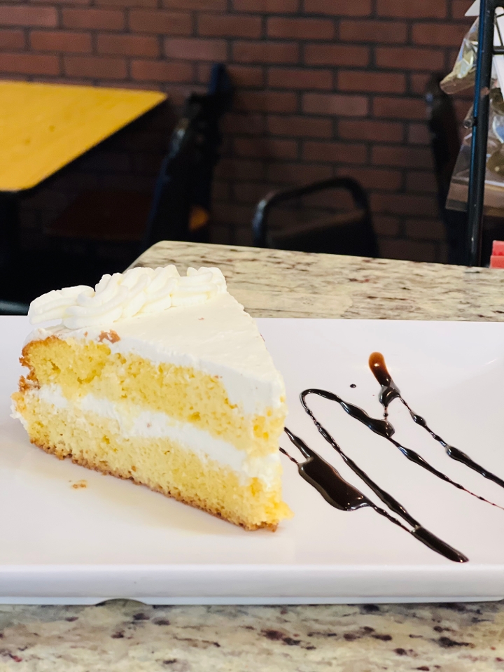Order Tres leches vainilla cake food online from Mi Ranchito Mexican Food store, Moorestown on bringmethat.com