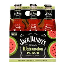 Order Jack Daneil Country Cocktails Watermelon Punch 6 Pack Bottle 10 oz. food online from G & G Liquors store, Lawndale on bringmethat.com