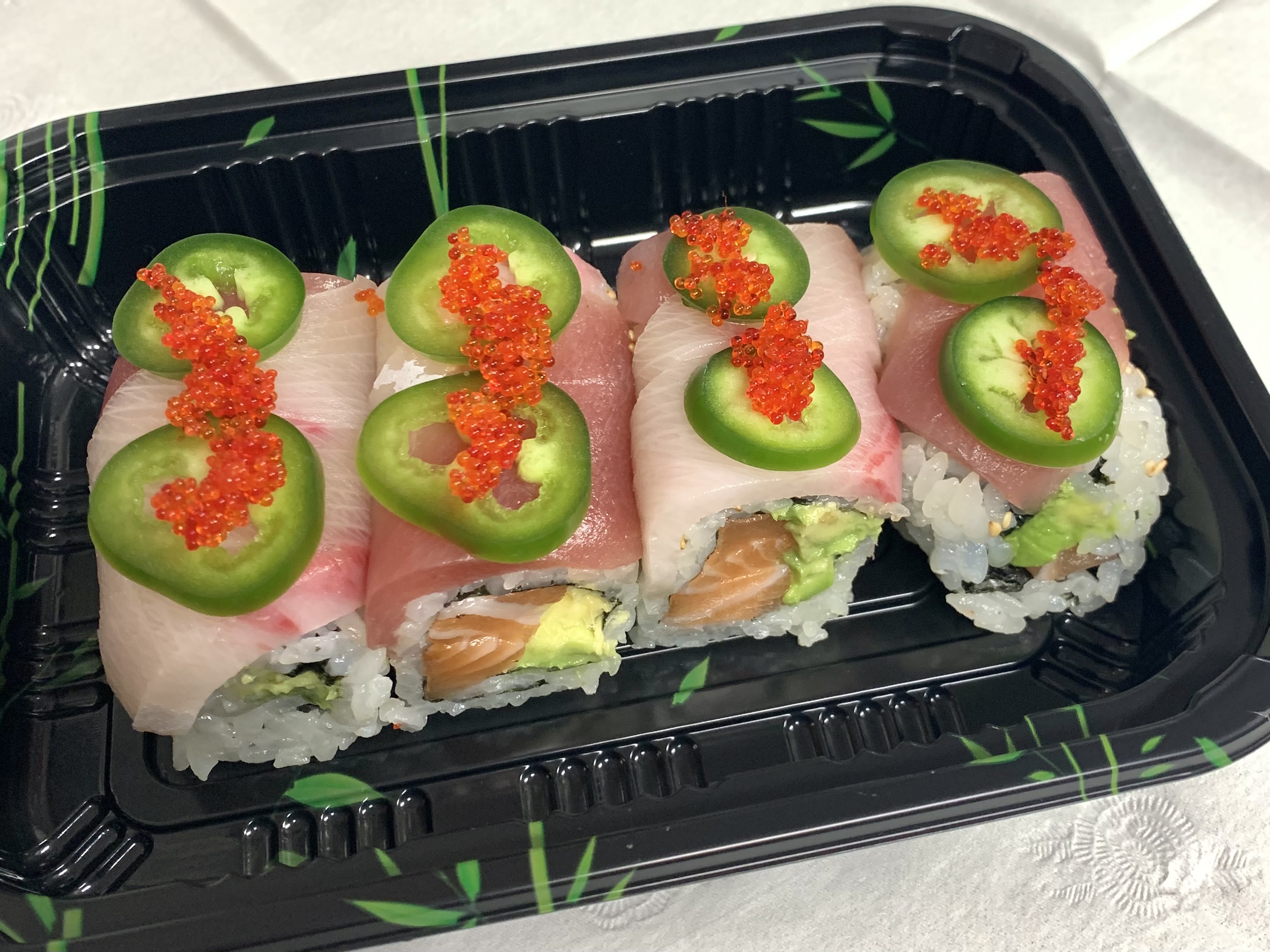 Order Grand St. Roll food online from Musashi Asian Cuisine store, Brooklyn on bringmethat.com