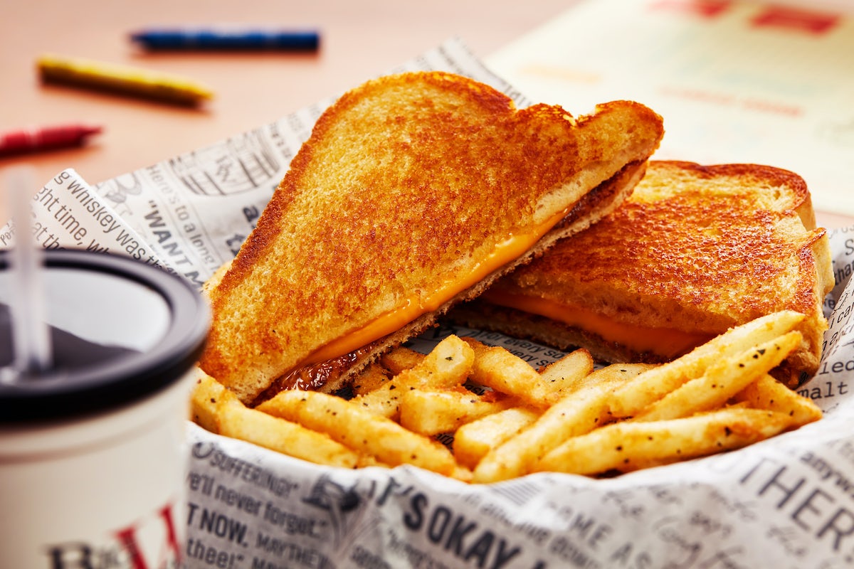 Order GRILLED CHEESE food online from Big Whiskey's American Restaurant & Bar store, Ozark on bringmethat.com
