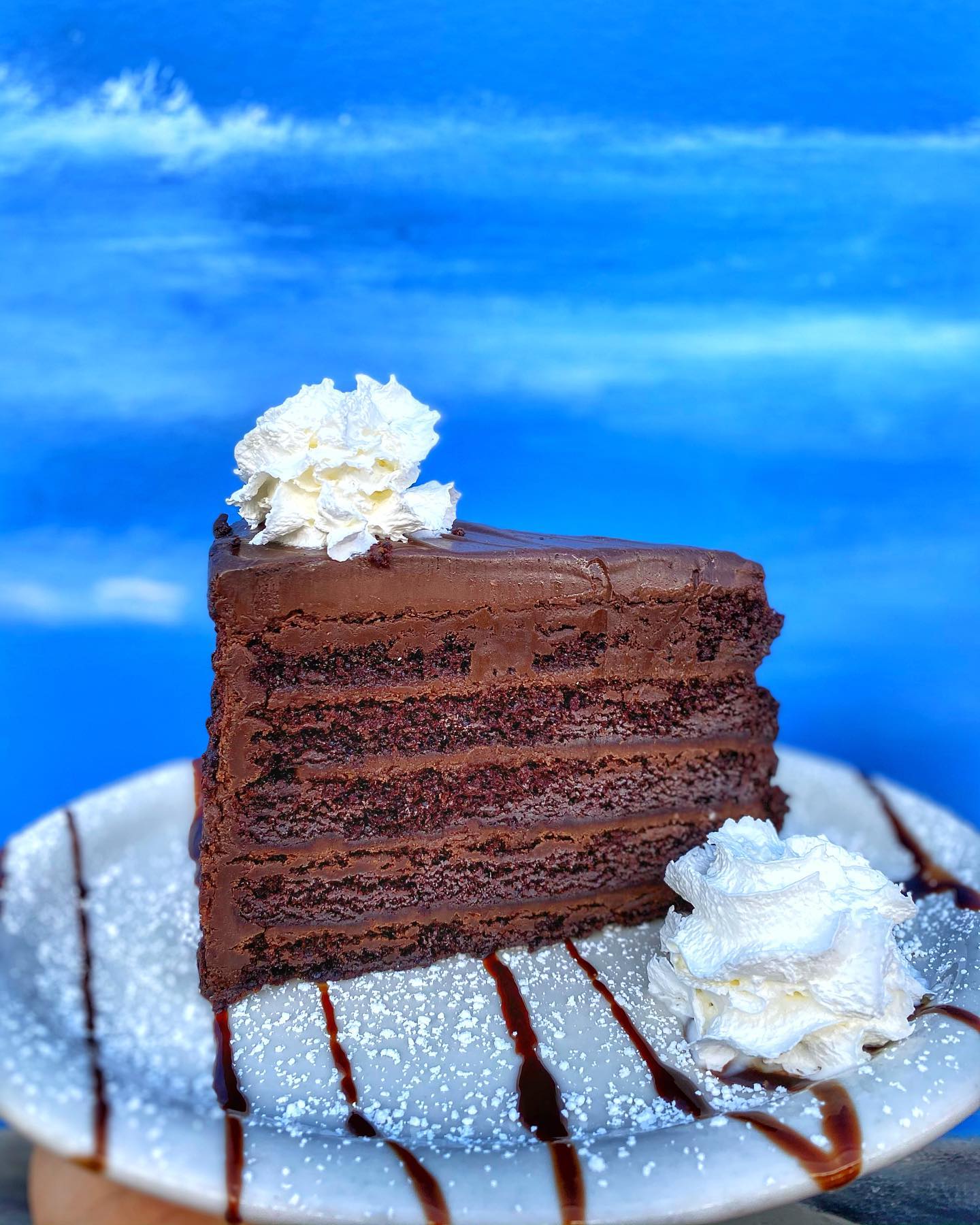 Order Blackout Chocolate Cake food online from Cappy's Cafe store, Newport Beach on bringmethat.com