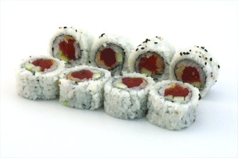Order R23. Tuna Cucumber Roll food online from Tengu Asian Bistro store, Albany on bringmethat.com