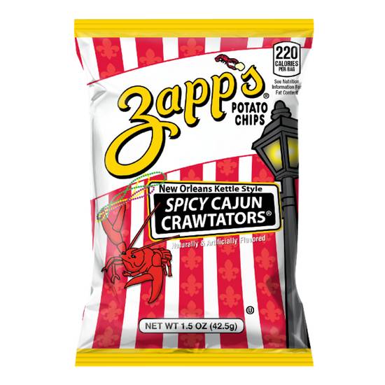 Order Zapp's Spicy Cajun Crawtator food online from Bread Zeppelin store, Dallas on bringmethat.com