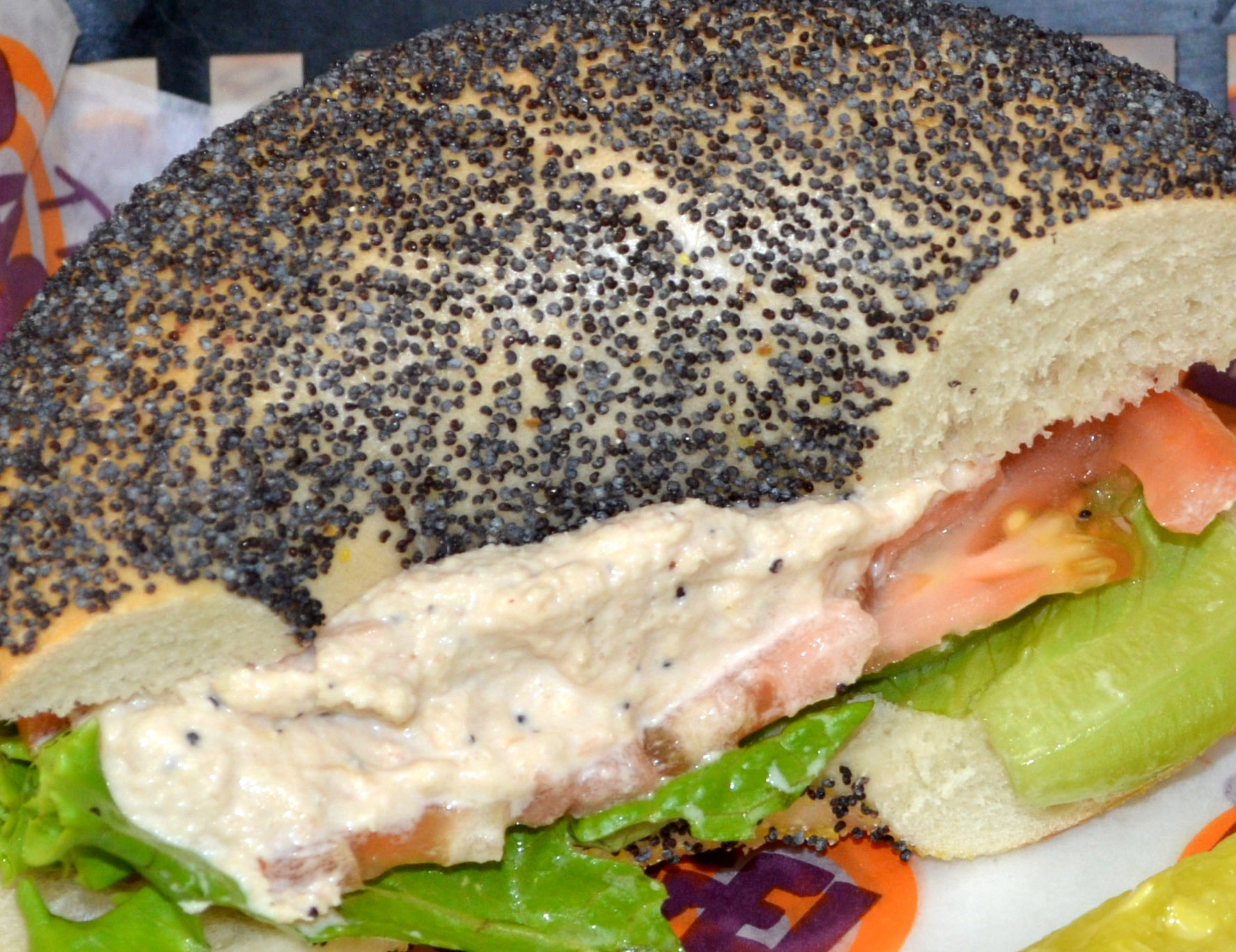 Order Tuna Salad Sandwich food online from Bagel Cafe store, Herndon on bringmethat.com