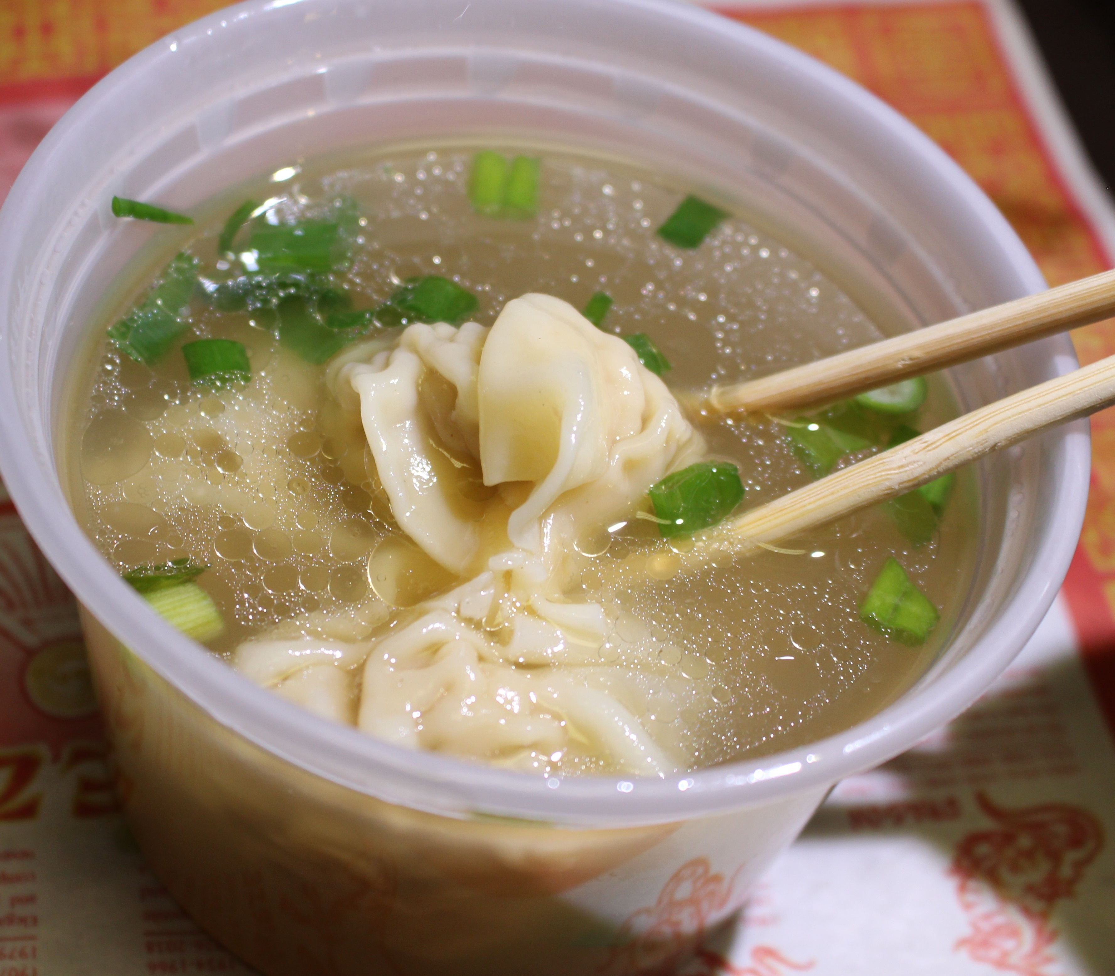 Order A6. Wonton Soup food online from Zen Noodles store, Naperville on bringmethat.com