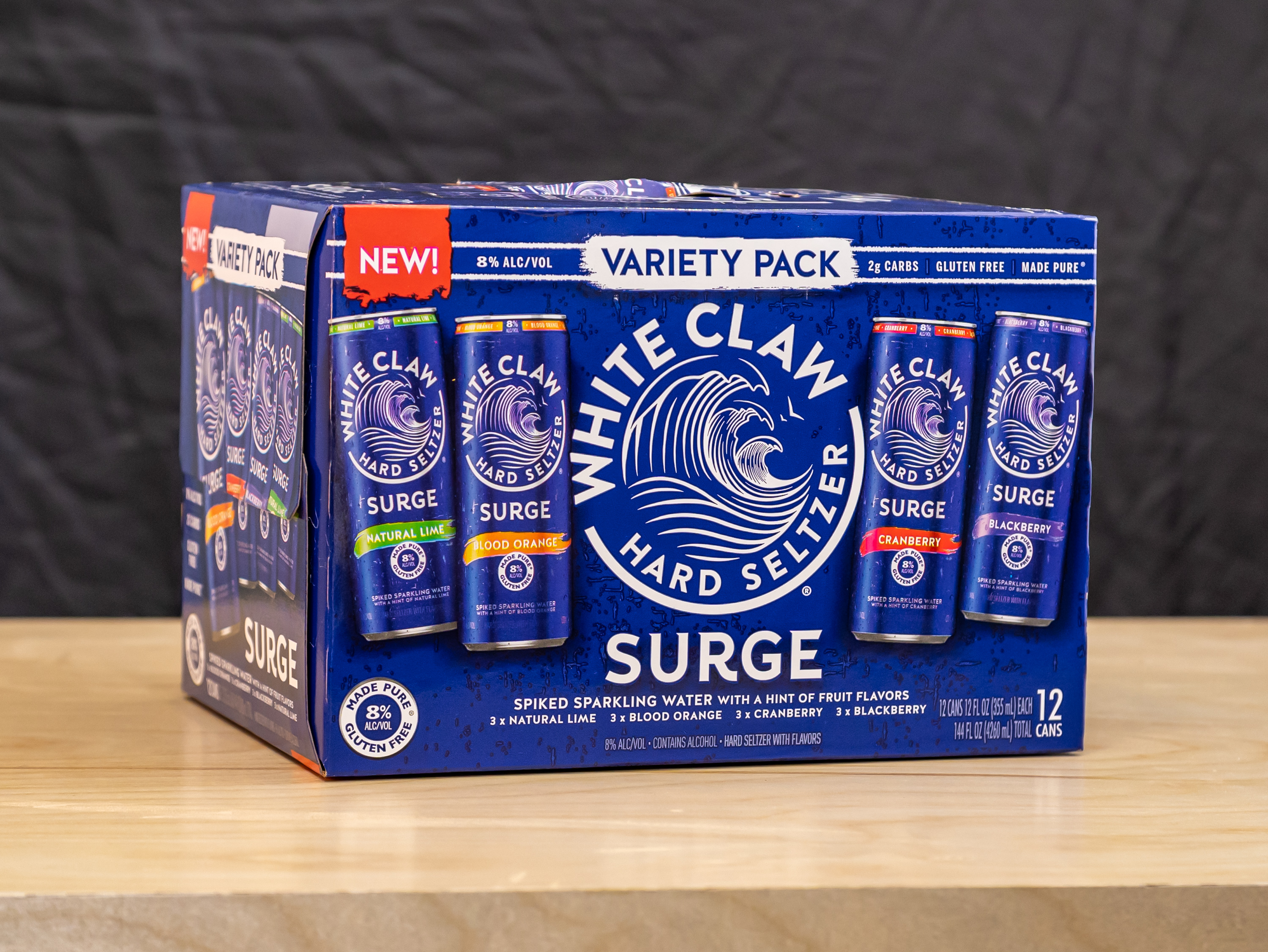 Order White Claw Surge Variety 12  Pack food online from Glenrose Liquor store, Glendale on bringmethat.com