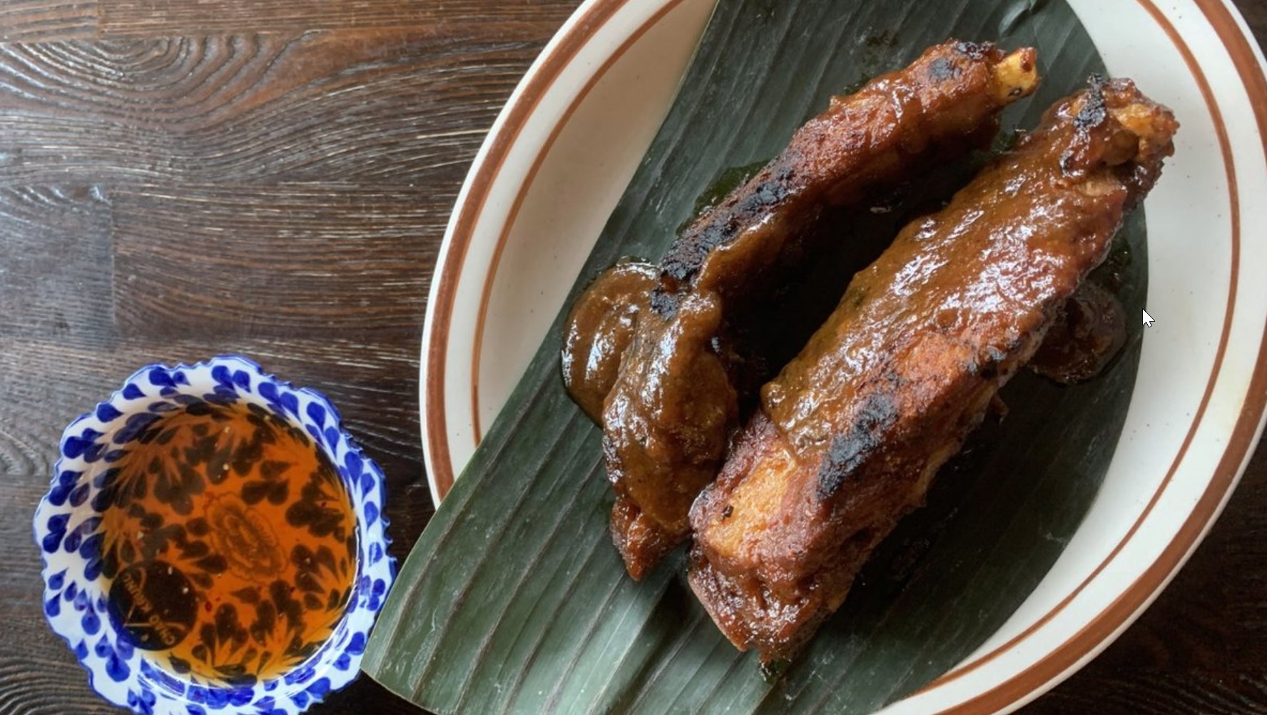 Order BBQ Pork Ribs  food online from Chao Krung Restaurant store, Los Angeles on bringmethat.com