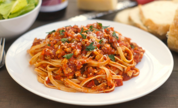 Order Pasta with Bolognese (Meat Sauce) food online from Ametis Pizza store, Clifton on bringmethat.com