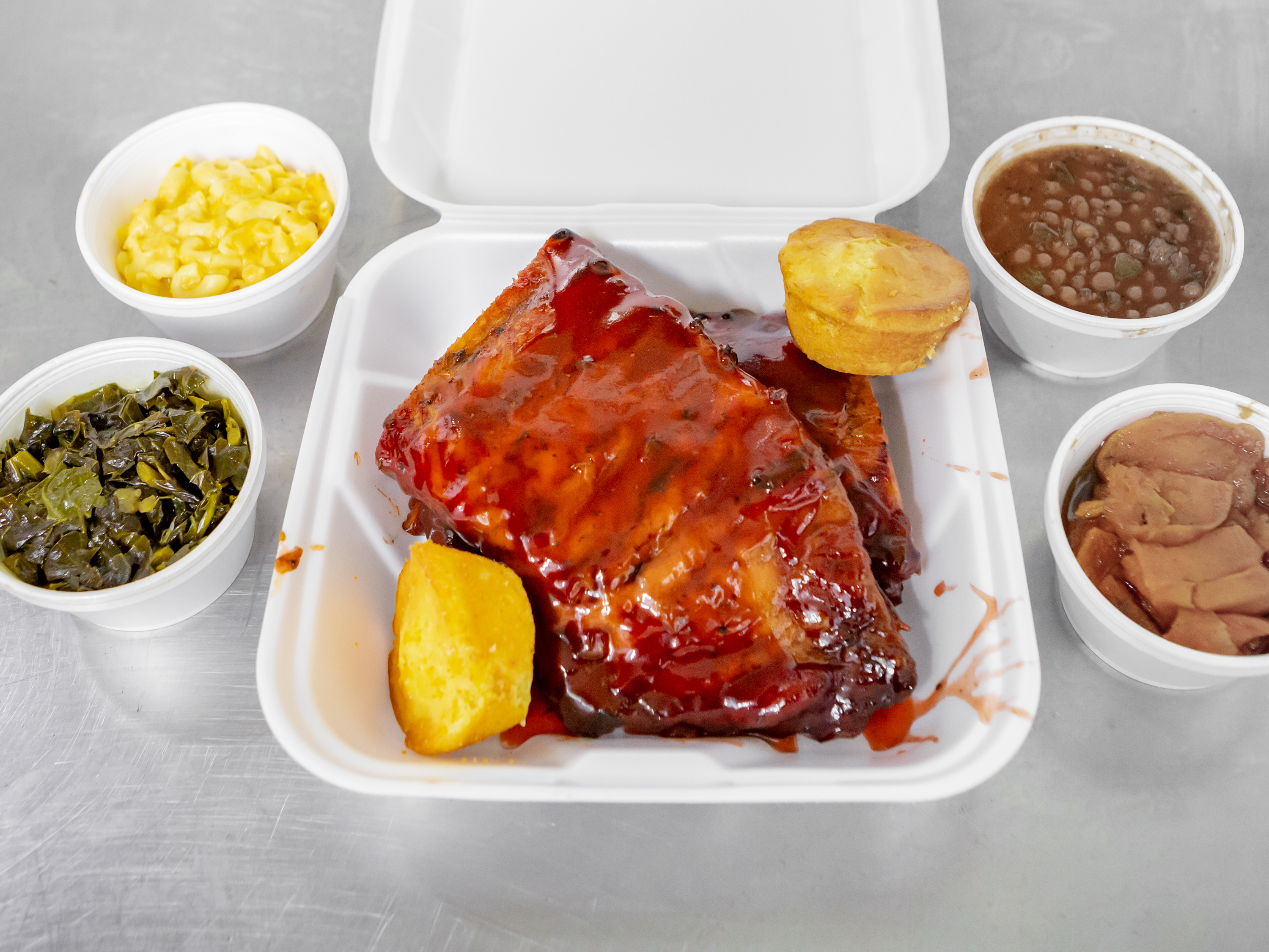 Order Whole Slab Dinner food online from Uptown Bbq store, Detroit on bringmethat.com