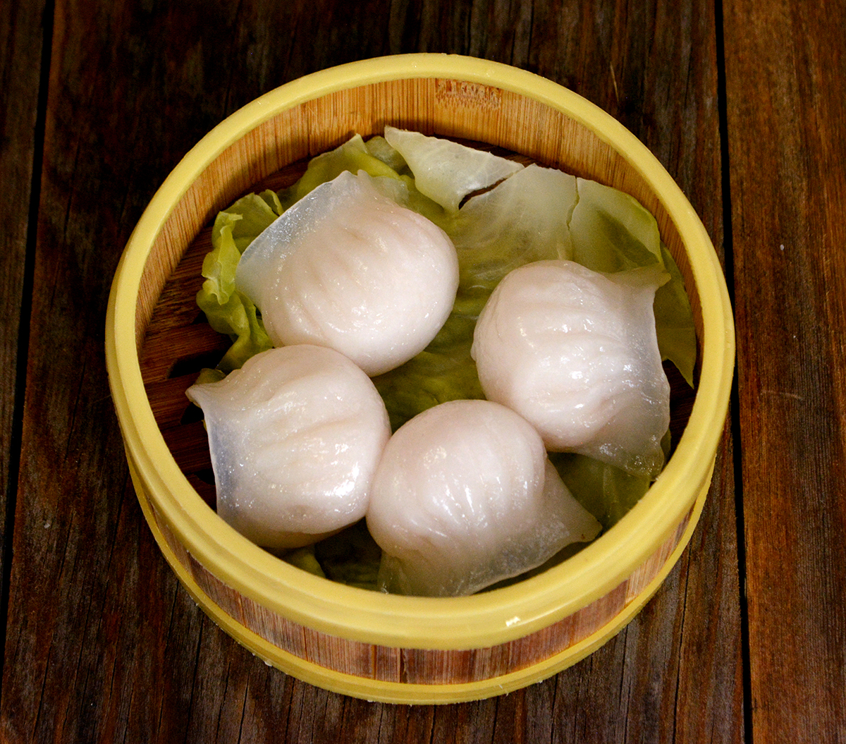 Order Shrimp Dumpling (4 Pieces) food online from Chinatown Restaurant store, San Francisco on bringmethat.com