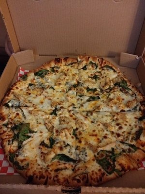 Order Spinach Feta Pizza food online from Coloradough Pizza store, Centennial on bringmethat.com