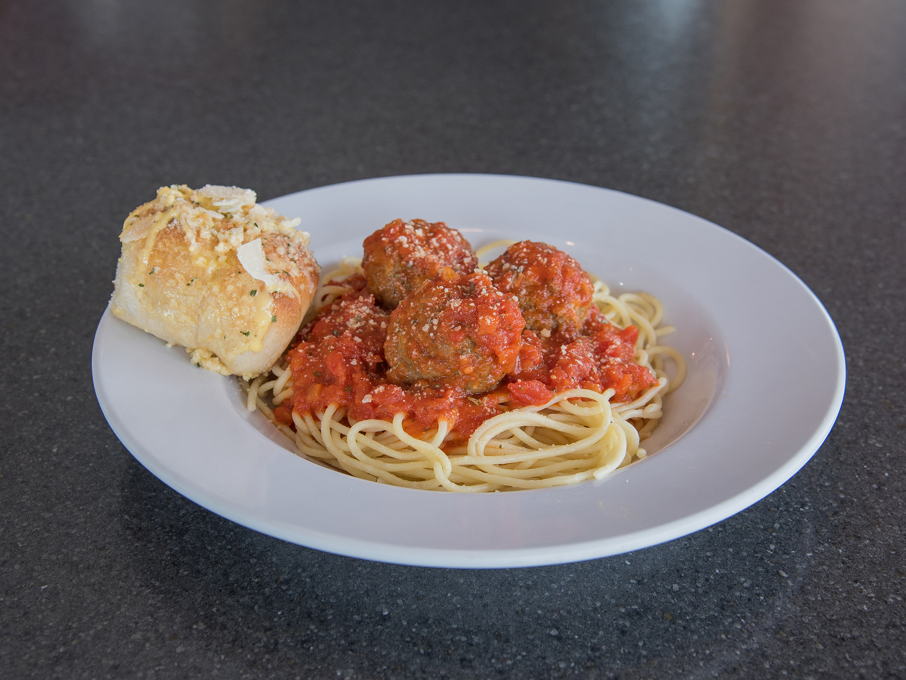 Order Spaghetti and Meatballs food online from Luca Pizza di Roma store, Terre Haute on bringmethat.com