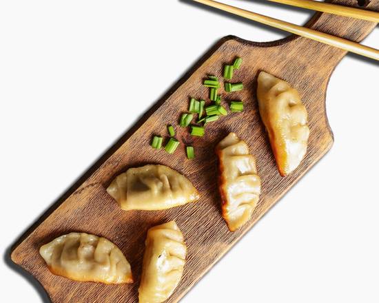 Order Chicken Gyoza (Dumplings) food online from On+On Kitchen store, Rancho Cucamonga on bringmethat.com