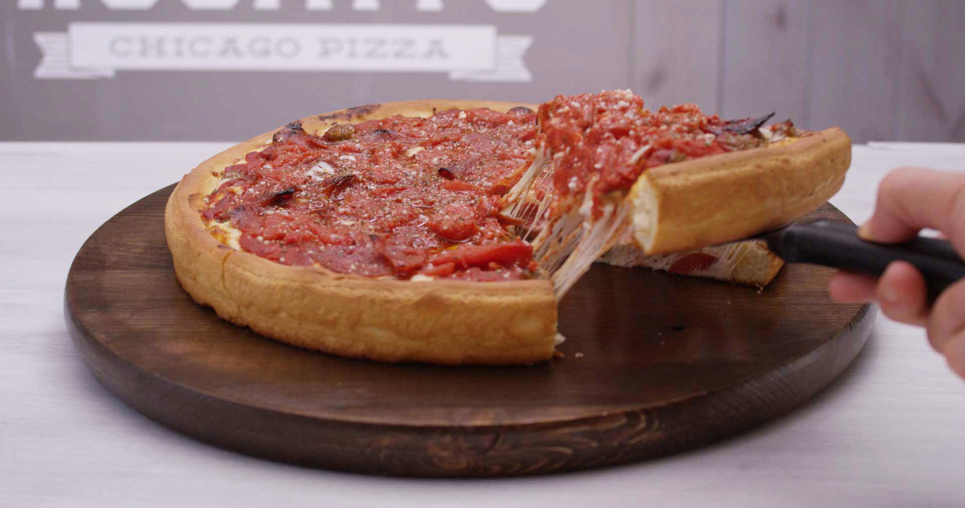 Order Chicago Style Stuffed Pizza food online from Rosati's Pizza store, Wheaton on bringmethat.com