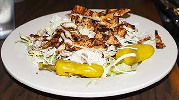 Order Prima Salad with Grilled Chicken - Salad food online from Primas Pasta & Pizza Restaurant store, Fort Worth on bringmethat.com
