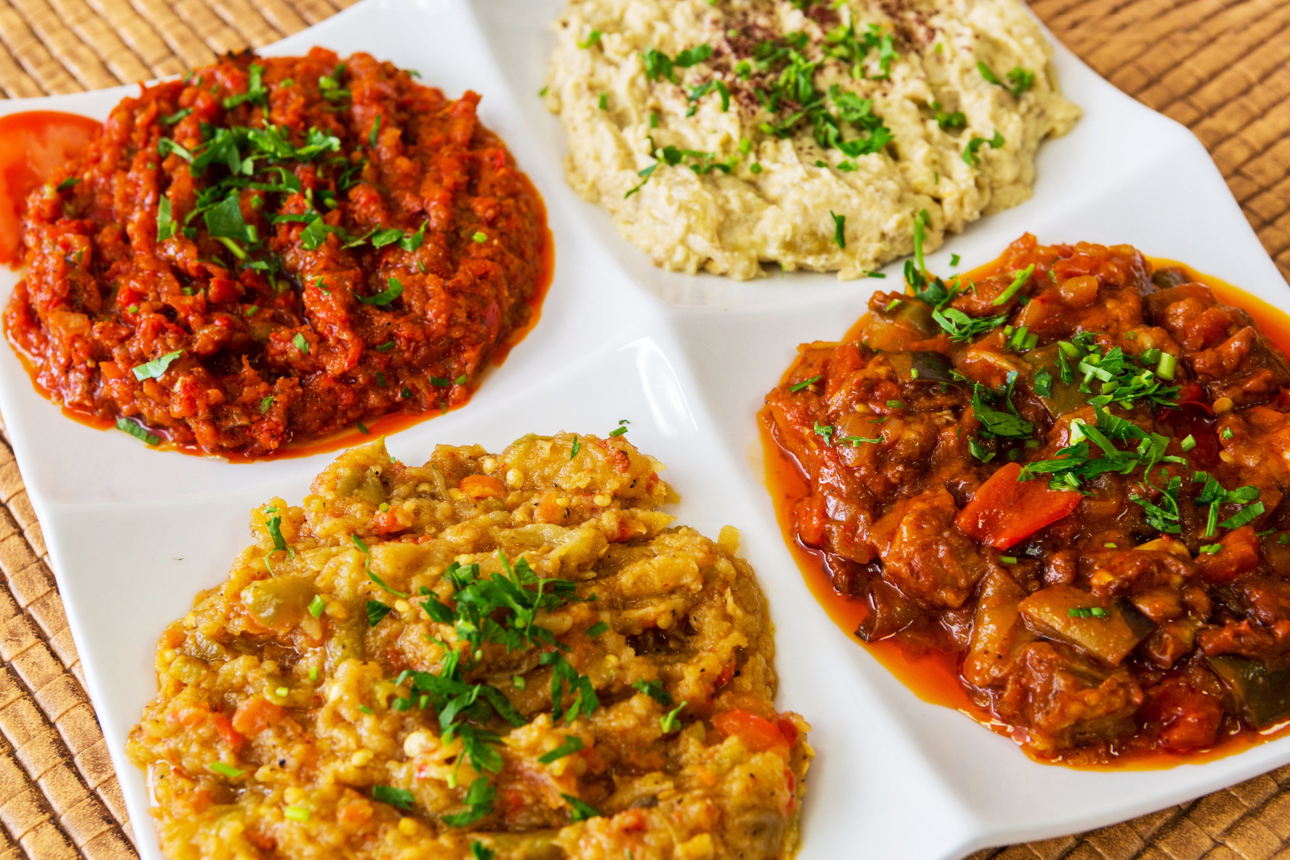 Order Mixed Appetizer  food online from Fasil Mediterranean Restaurant store, Boonton on bringmethat.com