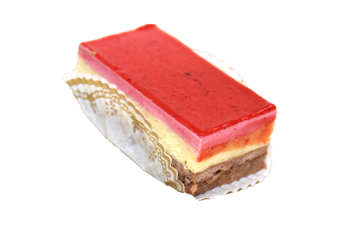 Order Raspberry Chocolate Slice food online from Les Delices French Bakery store, Rockville on bringmethat.com