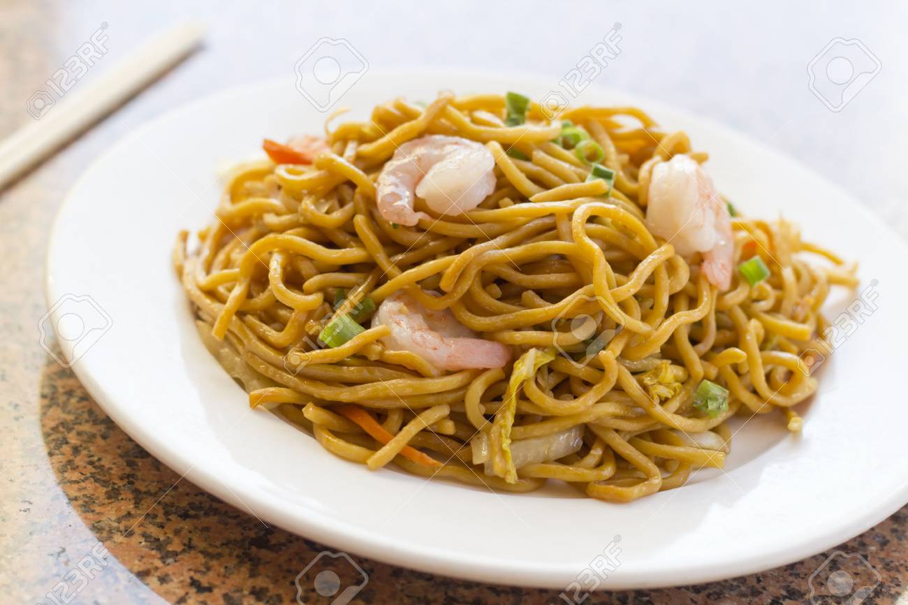 Order 50. Shrimp Lo Mein food online from Great Wall store, Newport News on bringmethat.com