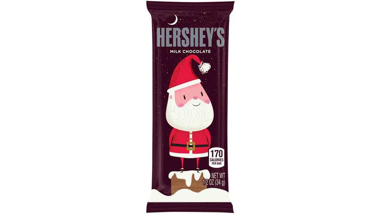Order Hershey'S  Milk Chocolate Santa Bar food online from Red Roof Market store, Lafollette on bringmethat.com