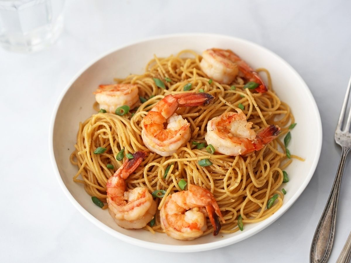 Order Shrimp Noodles food online from Great Himalayan Indian Cuisines store, Moore on bringmethat.com