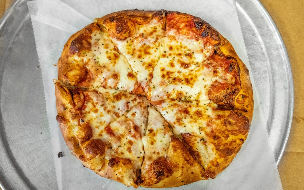 Order Cheese Pizza food online from Express Pizza & Sub store, High Point on bringmethat.com