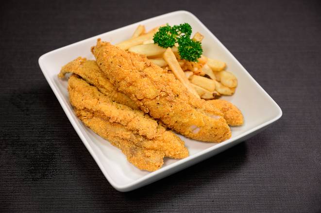 Order Whiting (3 pc) and Chips food online from Who's Got Soul Southern Cafe store, Decatur on bringmethat.com