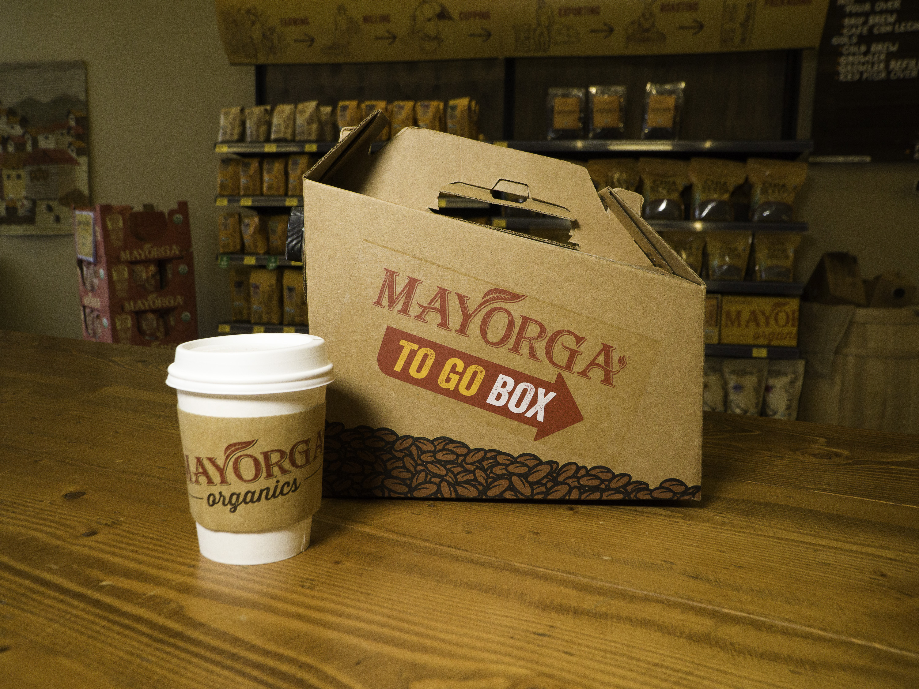 Order 128 oz. Coffee Boxes food online from Mayorga Organics store, Rockville on bringmethat.com