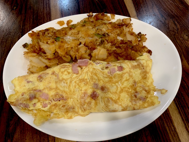 Order Ham Omelette food online from Silver Spoon Diner store, Queens on bringmethat.com