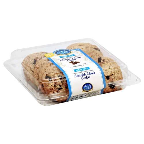 Order Hill & Valley · Chocolate Chunk Cookies Sugar Free (15 oz) food online from Safeway store, Rehoboth Beach on bringmethat.com