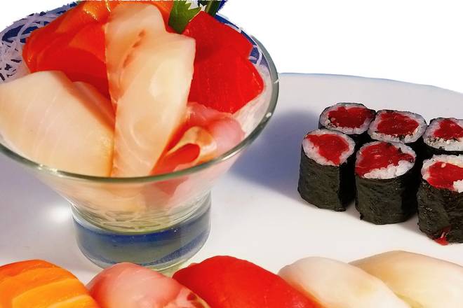 Order Sushi and Sashimi Combo food online from Kickys Pan-Asian Restaurant store, Aberdeen on bringmethat.com