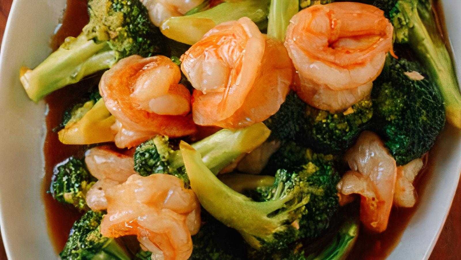 Order 60. Shrimp with Broccoli food online from Jade Express Chinese Restaurant store, Shreveport on bringmethat.com