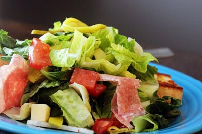 Order Antipasto Salad - Salad food online from Fox's Pizza Den store, Parkhill on bringmethat.com