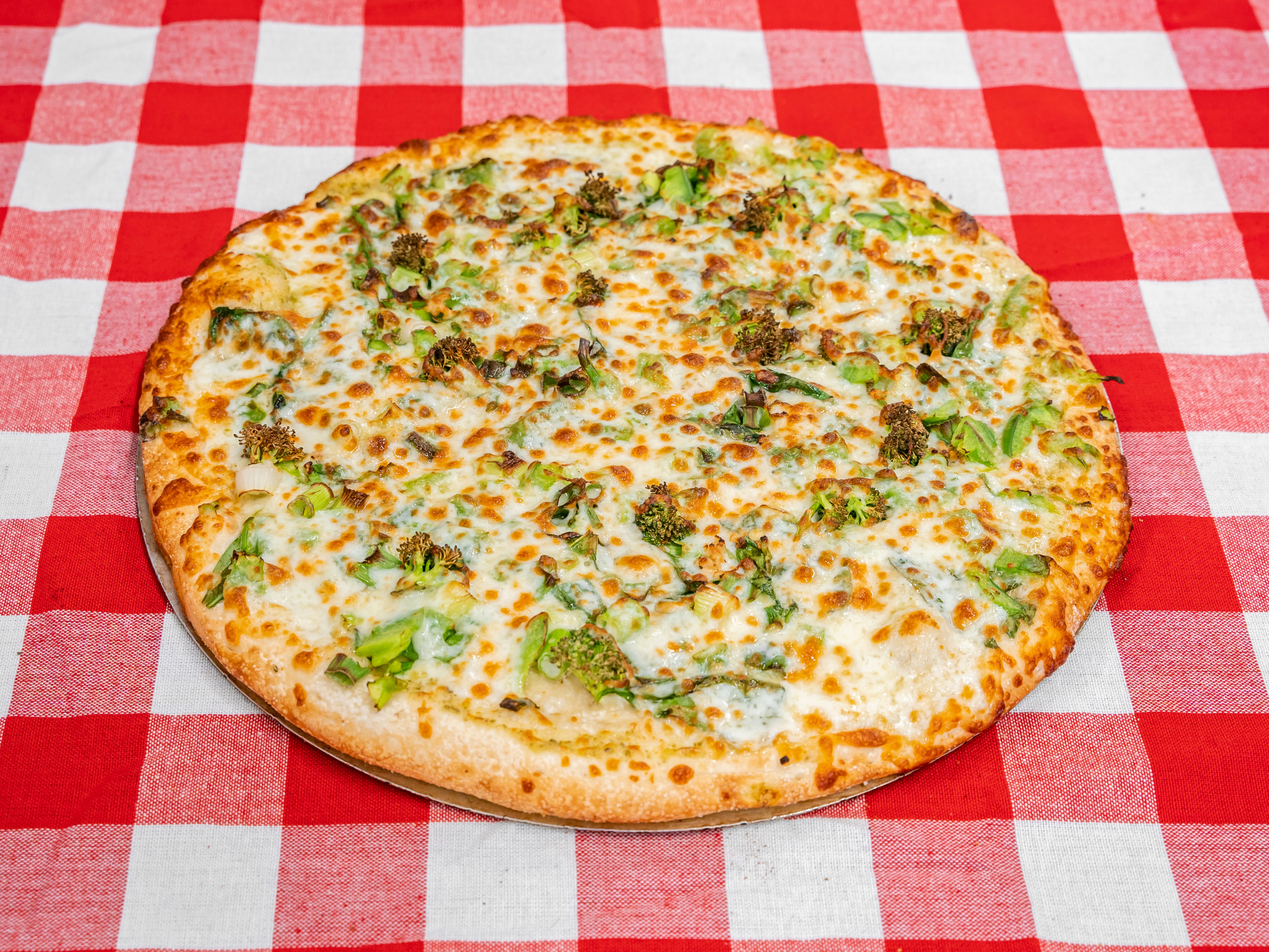 Order All Greens Pizza food online from Halal West Pizza store, Carmichael on bringmethat.com