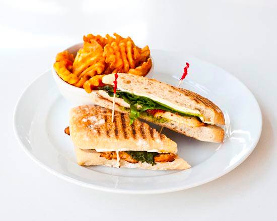 Order Chicken and Spinach Panini food online from Midnight express store, New York on bringmethat.com