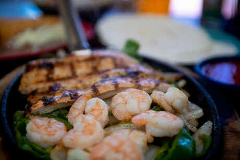 Order Chicken & Shrimp Fajitas food online from Frontera Mex-Mex Grill store, Suwanee on bringmethat.com