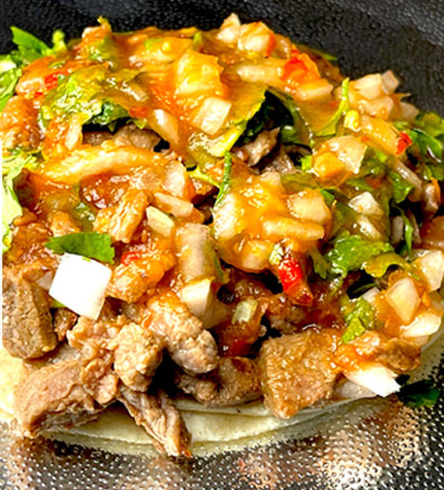 Order Tacos food online from Taqueria Vallarta store, Santa Cruz on bringmethat.com
